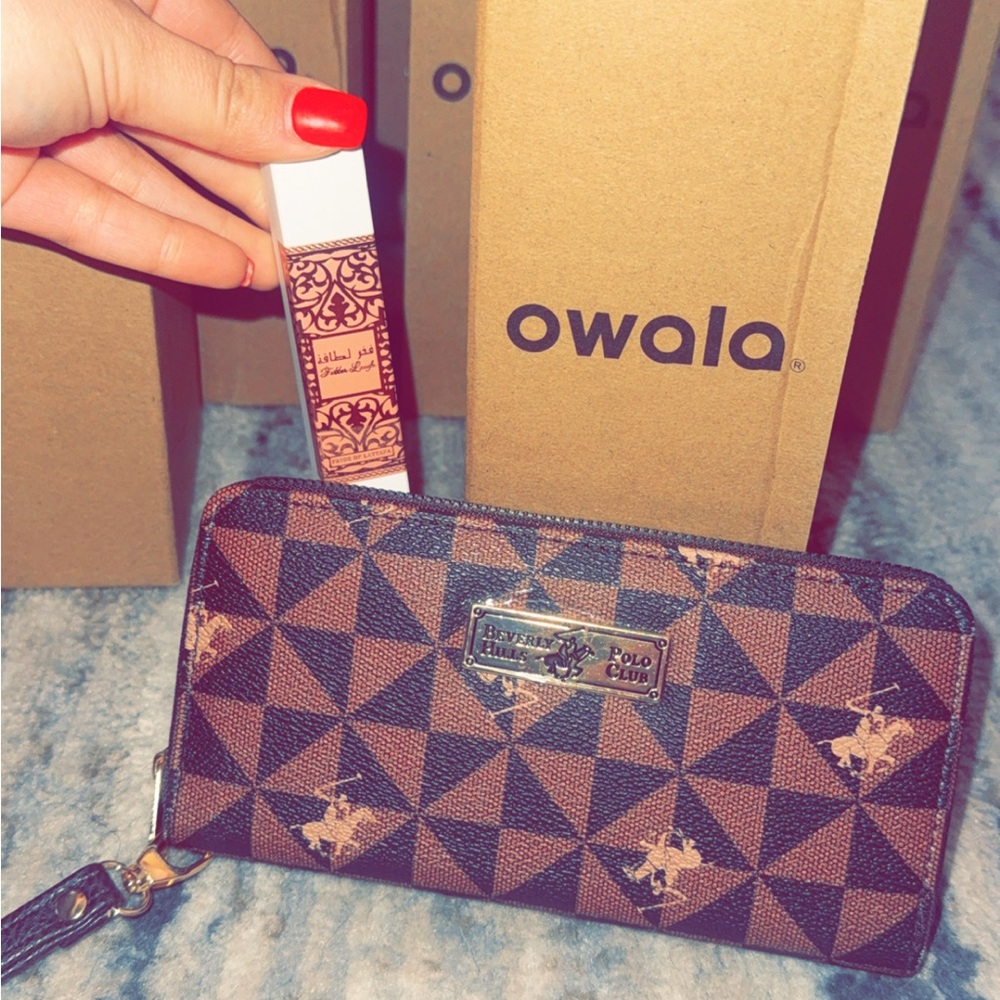Beverly Hills Polo Club Brown Wallet Bundle